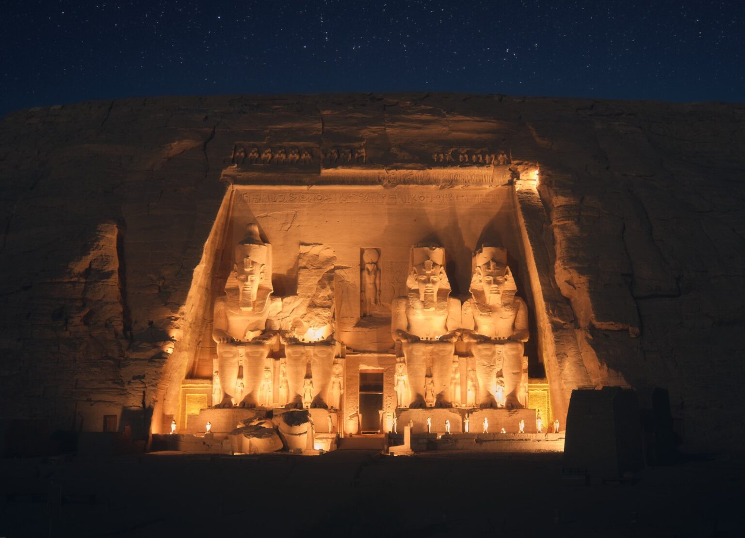 Egipto por libre. Abu Simbel by night