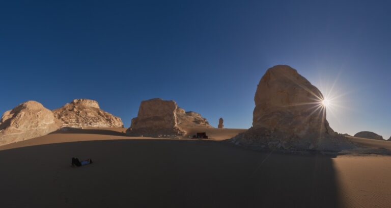 Panorámica en el Desierto Blanco, Egipto