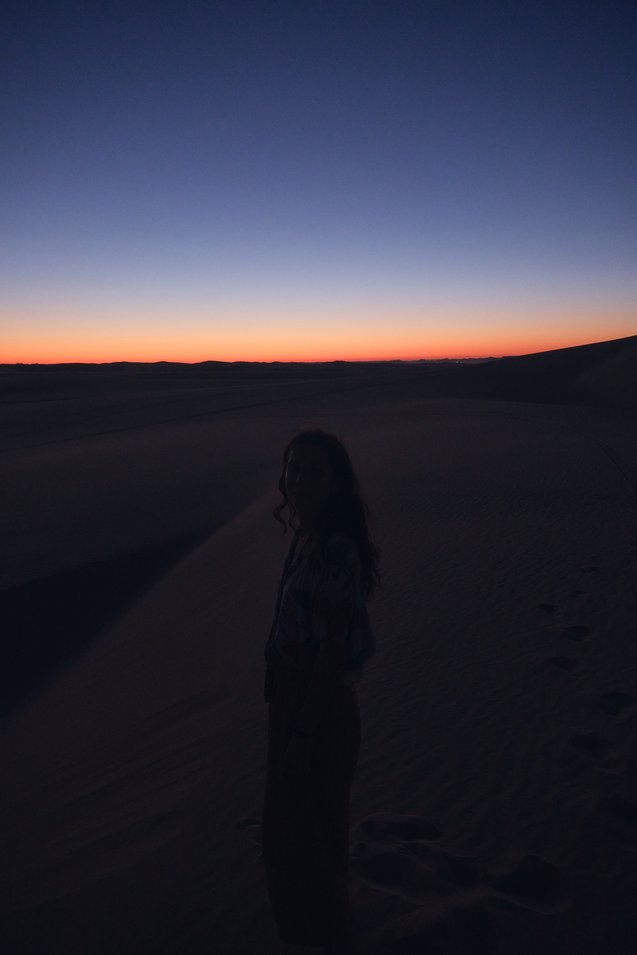 Egypt Desert by night, Egypt