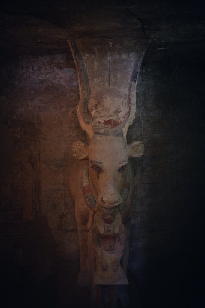Estatua de Saqqara, en Egipto
