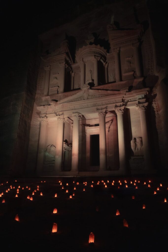 Petra by night
